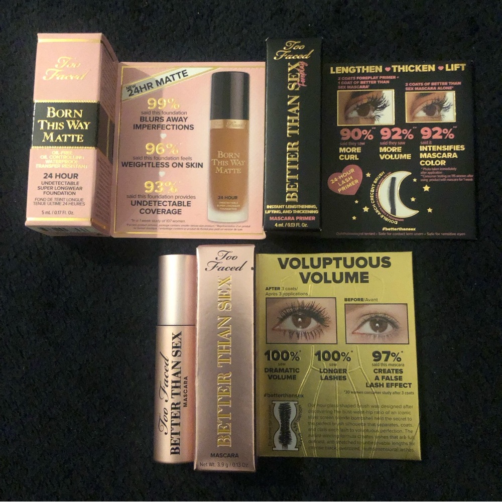 Too faced minis bundle